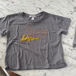 Sub_Urban Riot Gray Tee with Colorful 'Love' Graphic